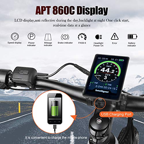 Bicicleta de montaña eléctrica de 27,5 pulgadas, motor eléctrico central BAFANG 48V 750W, con batería de litio extraíble de 12,8 Ah, sistema de frenos de doble disco de suspensión completa Shimano 9 Bicicleta de montaña eléctrica de 27,5 pulgadas, motor eléctrico central BAFANG 48V 750W, con batería de litio extraíble de 12,8 Ah, sistema de frenos de doble disco de suspensión completa Shimano 9