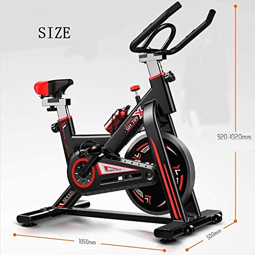 Bicicleta De Spinning Bicicleta De Ejercicio Para El Hogar, Bicicleta De Ciclo Silencioso Transmisión Por Correa Con Manillar Ajustable Asiento Volante Cromado Monitor De 5 Funciones Fitness Bike Bicicleta De Spinning Bicicleta De Ejercicio Para El Hogar, Bicicleta De Ciclo Silencioso Transmisión Por Correa Con Manillar Ajustable Asiento Volante Cromado Monitor De 5 Funciones Fitness Bike