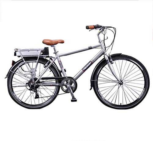 Bicicleta eléctrica Bicicleta asistida por energía Viga masculina y femenina Coche de batería de 26 pulgadas para transporte de ancianos Bicicleta eléctrica de litio Ligera y segura Motor único sin e