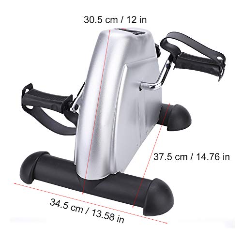 Bicicleta Estática Ajustable Mini, Fitness Pedales de Casa Movimiento Entrenador del Brazo y Pierna con Monitor LCD Ajustable Resistencia Bicicleta Fitness Bicicleta Entrenamiento Bicicleta Estática Ajustable Mini, Fitness Pedales de Casa Movimiento Entrenador del Brazo y Pierna con Monitor LCD Ajustable Resistencia Bicicleta Fitness Bicicleta Entrenamiento