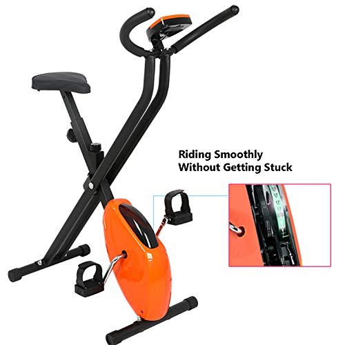 Bicicleta estática de spinning para adelgazar fitness Bike bicicleta de ciclismo interior con pantalla LCD bicicleta estática de casa plegable asiento ajustable