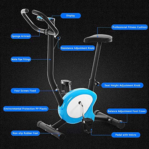 Bicicleta Estática para Mujer Bicicleta Estacionaria para El Hogar Bicicleta De Entrenamiento con Pedal Bicicleta para Interior Bicicleta para Adelgazar Gimnasio Bicicleta De Correas Especiales