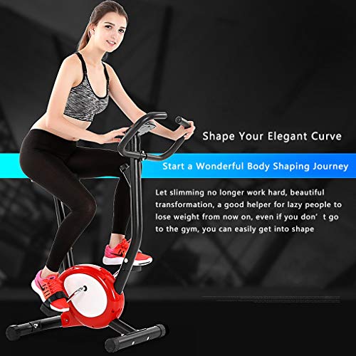 Bicicleta Estática para Mujer Bicicleta Estacionaria para El Hogar Bicicleta De Entrenamiento con Pedal Bicicleta para Interior Bicicleta para Adelgazar Gimnasio Bicicleta De Correas Especiales