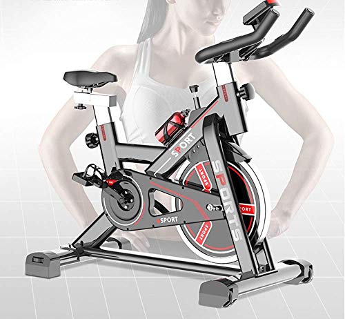 Bicicleta giratoria Ultra silenciosa 120 kg con Soporte de Carga Bicicleta de Entrenamiento aeróbica Bicicleta estática Vertical Equipo Deportivo de Interior para el hogar, gimnasi