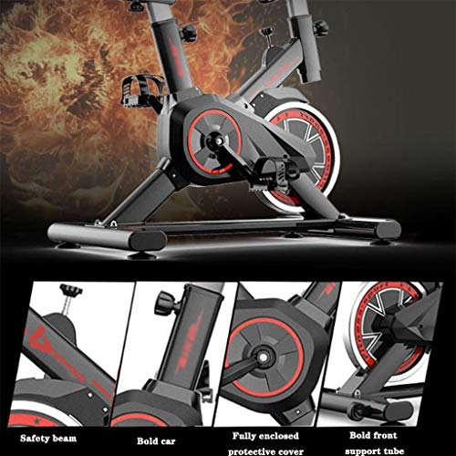 Bicicletas estáticas spinning Máquina De Correr Elíptica Pérdida De Peso Del Hogar Negro Paso A Paso Salón Silencioso Bicicleta Deportiva Equipo De Gimnasio De Interior ( Color : Black-86*45*110cm )