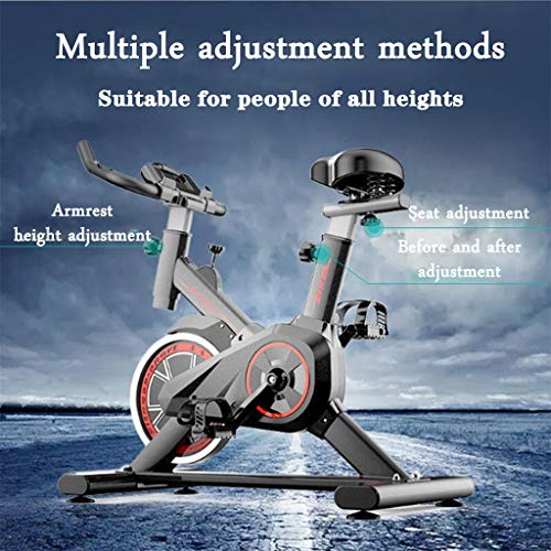 Bicicletas estáticas spinning Máquina De Correr Elíptica Pérdida De Peso Del Hogar Negro Paso A Paso Salón Silencioso Bicicleta Deportiva Equipo De Gimnasio De Interior ( Color : Black-86*45*110cm )