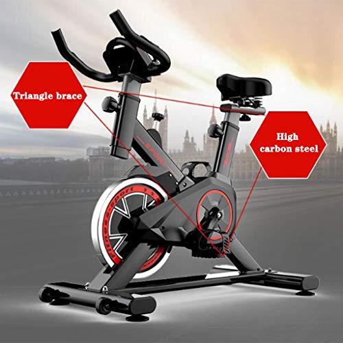 Bicicletas estáticas spinning Máquina De Correr Elíptica Pérdida De Peso Del Hogar Negro Paso A Paso Salón Silencioso Bicicleta Deportiva Equipo De Gimnasio De Interior ( Color : Black-86*45*110cm )