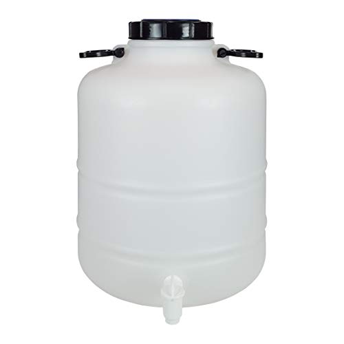 Bidón Garrafa Plástico Alimentario 30 litros con grifo y asas redondo. Boca ancha. Apto para agua consumo humano y todo tipo de líquidos. Bidón Garrafa Plástico Alimentario 30 litros con grifo y asas redondo. Boca ancha. Apto para agua consumo humano y todo tipo de líquidos.