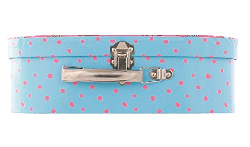 Bieco Kinderkoffer Prinzessin, Koffer aus stabiler Pappe, 30 cm, mit Metallgriff, für Kinder AB 3 Jahre Equipaje Infantil, 6 Liters, Rosa (Hellblau Und Pink) Bieco Kinderkoffer Prinzessin, Koffer aus stabiler Pappe, 30 cm, mit Metallgriff, für Kinder AB 3 Jahre Equipaje Infantil, 6 Liters, Rosa (Hellblau Und Pink)