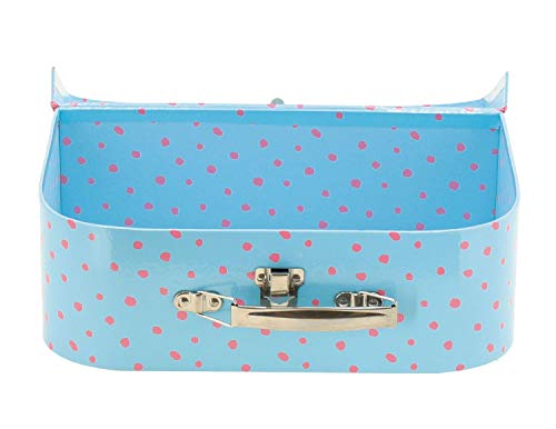 Bieco Kinderkoffer Prinzessin, Koffer aus stabiler Pappe, 30 cm, mit Metallgriff, für Kinder AB 3 Jahre Equipaje Infantil, 6 Liters, Rosa (Hellblau Und Pink) Bieco Kinderkoffer Prinzessin, Koffer aus stabiler Pappe, 30 cm, mit Metallgriff, für Kinder AB 3 Jahre Equipaje Infantil, 6 Liters, Rosa (Hellblau Und Pink)