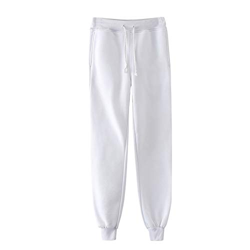 BienBien Unisex Pantalones Largos Pantalón Deportivo Casuales Pantalón de Chándal Pantalones de Jogging Cintura Elástica con Cordón Ocio Diario Pantalon para Mujer y Hombre