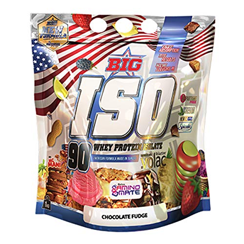 Big Big Iso Aislado Proteina Strawberry Cream 1Kg 200 g Big Big Iso Aislado Proteina Strawberry Cream 1Kg 200 g
