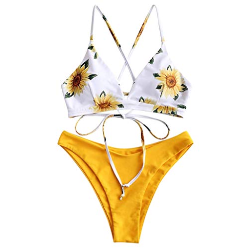 Bikini Mujer Push Up Traje de baƱo Fresco con Estampado de Girasol Mujeres Conjunto Push up Bikini Playa Beachwear con Relleno Tops y Braguitas Mujer 2019 brasileƱos vikinis riou Bikini Mujer Push Up Traje de baƱo Fresco con Estampado de Girasol Mujeres Conjunto Push up Bikini Playa Beachwear con Relleno Tops y Braguitas Mujer 2019 brasileƱos vikinis riou