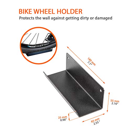 Bikstor - Soporte de pared para pedal de bicicleta MTB