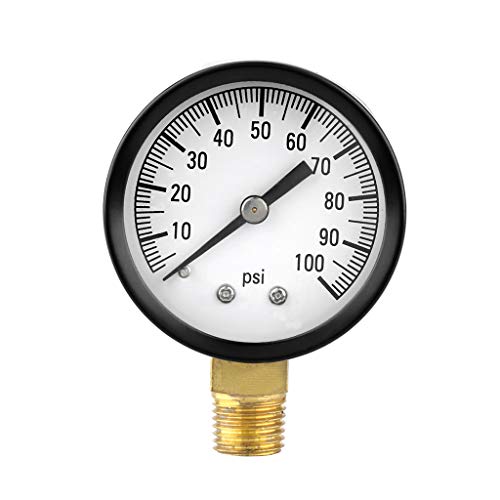 BIlinli 0-100 PSI 1/4"Pozo Bomba SPA de Piscina Filtro de presión de Agua Calibrador de Lado bajo Montaje Lateral BIlinli 0-100 PSI 1/4"Pozo Bomba SPA de Piscina Filtro de presión de Agua Calibrador de Lado bajo Montaje Lateral