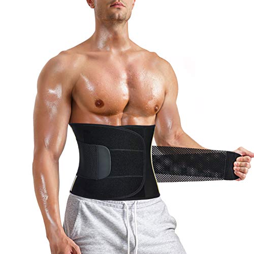 Bingrong Faja Deporte Entrenador de Cintura Entrenador Faja Reductora Adelgazante Faja de Fitness Neopreno Cintura Fajas Deportivas Lumbar Hombre Velcro (Negro, X-Large) Bingrong Faja Deporte Entrenador de Cintura Entrenador Faja Reductora Adelgazante Faja de Fitness Neopreno Cintura Fajas Deportivas Lumbar Hombre Velcro (Negro, X-Large)