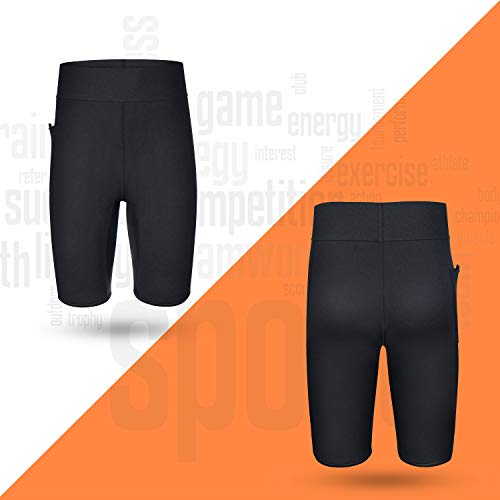 Bingrong Pantalones Cortos para Adelgazar Hombre Pantalón de Sudoración Adelgazar Pantalones de Neopreno para Ejercicio para Pérdida de Peso Deportivo (Negro, Large) Bingrong Pantalones Cortos para Adelgazar Hombre Pantalón de Sudoración Adelgazar Pantalones de Neopreno para Ejercicio para Pérdida de Peso Deportivo (Negro, Large)