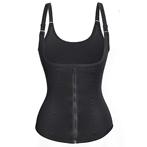 Bingrong Ropa Faja Reductora Mujer Adelgazante Lencería Moldeadora Shapewear Body Waist Trainer Corse de Abdomen Chaleco Moldeador Mujer (Negro, Small) Bingrong Ropa Faja Reductora Mujer Adelgazante Lencería Moldeadora Shapewear Body Waist Trainer Corse de Abdomen Chaleco Moldeador Mujer (Negro, Small)