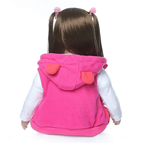 Binxing Toys 60 cm Adorable Recién Nacido Reborn Bebé Muñeca Simulación de Vinilo de Realista Juguete Lindo de la Muñeco Juguetes de Los Niños Binxing Toys 60 cm Adorable Recién Nacido Reborn Bebé Muñeca Simulación de Vinilo de Realista Juguete Lindo de la Muñeco Juguetes de Los Niños