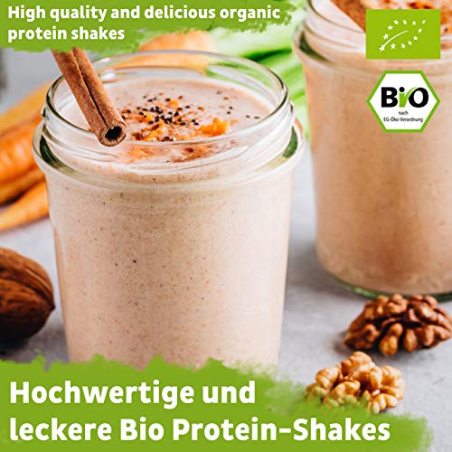 BIO Proteína Whey en polvo de Suero Chocolate sin soja - Batidos de proteína"certificado orgánico" 650g Organic Whey Protein