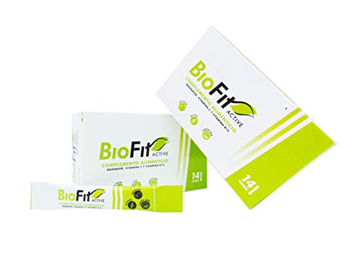 Biofit Active LIMA, Magnesio, Vitamina B12, Vitamina C - TOMA SIN AGUA - Apto para Veganos y diabéticos, Reduce el CANSANCIO, Función muscular, equilibrio electrolítico, ENERGIA.