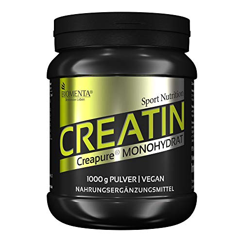 BIOMENTA CREATINA MONOHIDRATO (Creapure) | Creatina 1kg en Polvo | VEGANA | Made in Germany | durante un año BIOMENTA CREATINA MONOHIDRATO (Creapure) | Creatina 1kg en Polvo | VEGANA | Made in Germany | durante un año