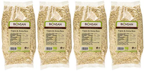Bionsan Copos De Avena Finos Ecológicos - 4 bolsas de 500gr -Total: 2000gr Bionsan Copos De Avena Finos Ecológicos - 4 bolsas de 500gr -Total: 2000gr