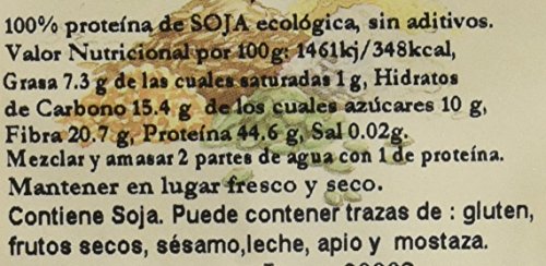 Bionsan Proteína de Soja Texturizada Fina Ecológica | 6 Bolsas de 200 gr | Total: 1200 gr