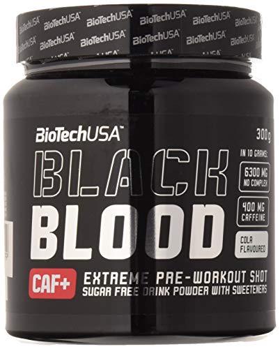 Biotech Black Blood Caf+ Óxidos Nítricos y Energéticos Arándano Azul - 300 gr Biotech Black Blood Caf+ Óxidos Nítricos y Energéticos Arándano Azul - 300 gr