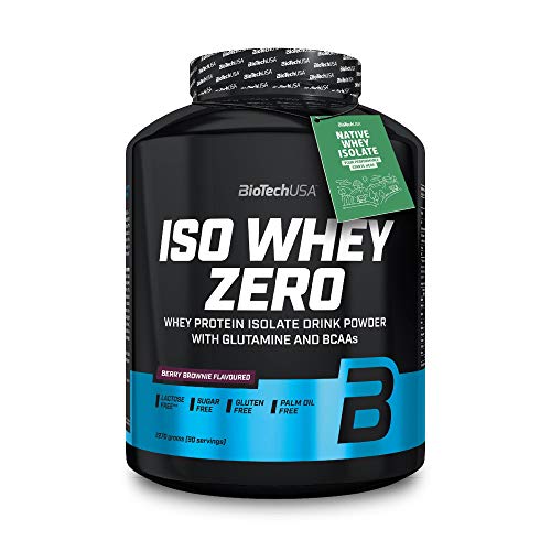 BioTech IsoWhey Zero Proteínas de Suero de Leche, Sabor Berry Brownie - 2270 gr BioTech IsoWhey Zero Proteínas de Suero de Leche, Sabor Berry Brownie - 2270 gr