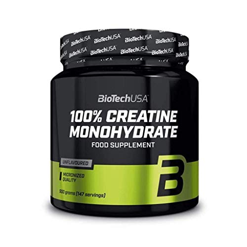 BioTech USA 100% Monohydrate Creatina - Monohidrato de creatina en polvo, sin sabor, 500 gr BioTech USA 100% Monohydrate Creatina - Monohidrato de creatina en polvo, sin sabor, 500 gr
