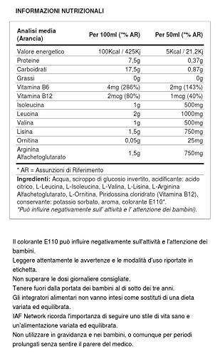 Biotech USA Liquid Bcaa Aminoácido Sabor Naranja - 1000 gr