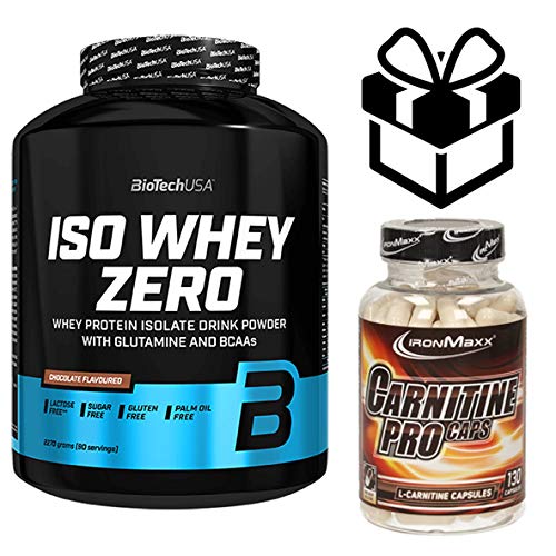 biotech whey zero lactose free 2,27kg chocolate + carnitine