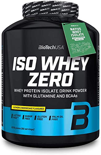 BioTech Whey Zero Lactose Free Proteínas Sabor Cheesecake de Limón - 2270 gr