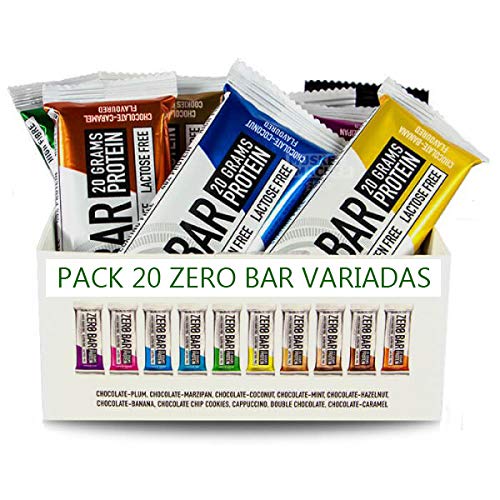 Biotech Zero Bar 50g Pack 20 uds sabores variados
