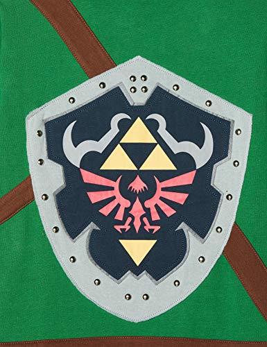 Bioworld EU Nintendo Legend of Zelda Female Link Outfit Full Length Zip Hoodie Sudadera con Capucha, Verde (Verde Verde), L para Mujer Bioworld EU Nintendo Legend of Zelda Female Link Outfit Full Length Zip Hoodie Sudadera con Capucha, Verde (Verde Verde), L para Mujer