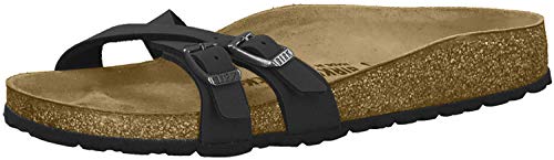 Birkenstock - Almere, Zuecos Para Mujer Negro Size: 39 EU