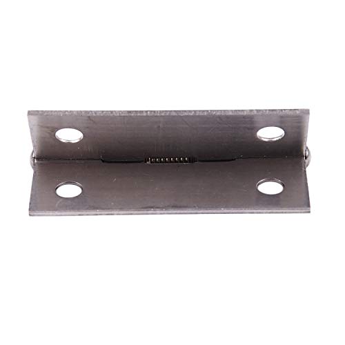 Bisagra de puerta - SODIAL(R)Bisagra de puerta de resorte de traccion de cierre automatico de acero inoxidable de longitud de 2 pulgadas
