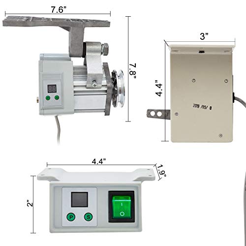 Bisujerro Motor de la Máquina de Coser 220V 400W Servo Motor de Ahorro de Energía sin Escobillas Máquina de Coser Industrial Velocidad Máxima 4500RPM Ahorro de Energía Silencioso y Sensible Bisujerro Motor de la Máquina de Coser 220V 400W Servo Motor de Ahorro de Energía sin Escobillas Máquina de Coser Industrial Velocidad Máxima 4500RPM Ahorro de Energía Silencioso y Sensible