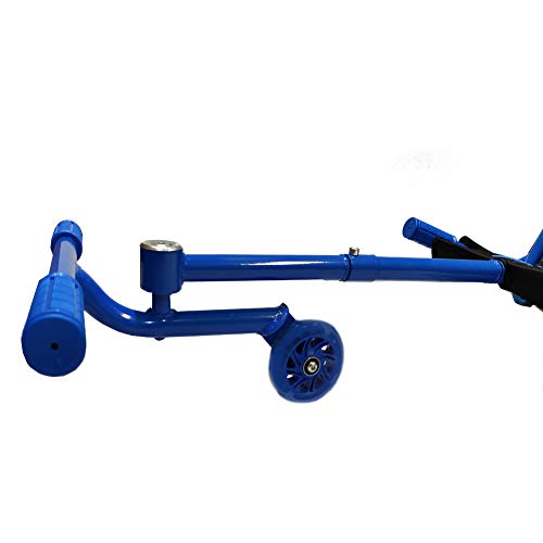 BIWOND Roller Dance (Patinete Infantil sin baterías con 3 Ruedas, Luces LED, Movimientos Zigzag, para Niños y Niñas, Material Antideslizante) - Azul