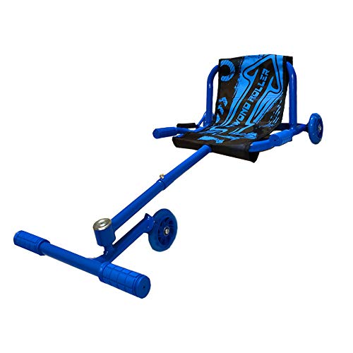 BIWOND Roller Dance (Patinete Infantil sin baterías con 3 Ruedas, Luces LED, Movimientos Zigzag, para Niños y Niñas, Material Antideslizante) - Azul