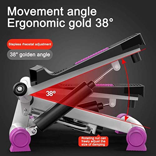 BJH Stepper de Ejercicio 2 en 1, Puede soportar 120Kg Stepper Down-Stepper, Stepper Lateral, Mini-Stepper portátil, Brazo de piernas con Pantalla multifunción, Home Stepper con Banda BJH Stepper de Ejercicio 2 en 1, Puede soportar 120Kg Stepper Down-Stepper, Stepper Lateral, Mini-Stepper portátil, Brazo de piernas con Pantalla multifunción, Home Stepper con Banda
