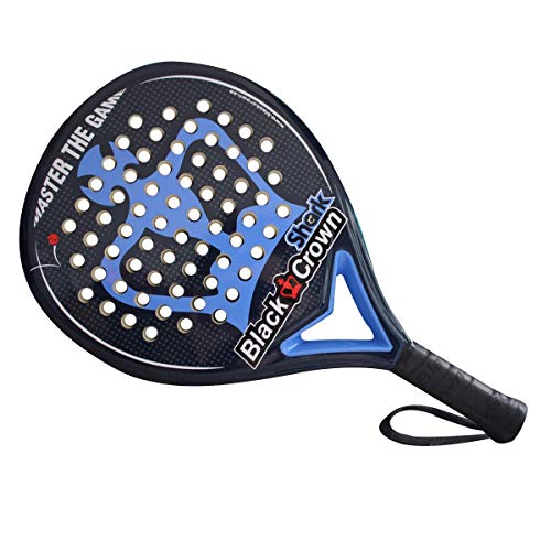Black Crown Pala de Pádel Shark Nivel: Medio | Potencia 80%, Control 90% Black Crown Pala de Pádel Shark Nivel: Medio | Potencia 80%, Control 90%