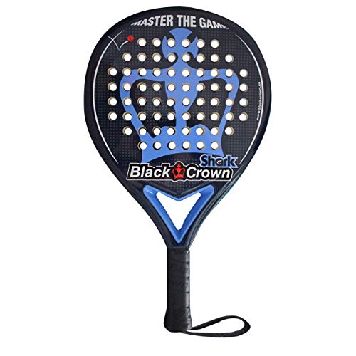 Black Crown Pala de Pádel Shark Nivel: Medio | Potencia 80%, Control 90% Black Crown Pala de Pádel Shark Nivel: Medio | Potencia 80%, Control 90%