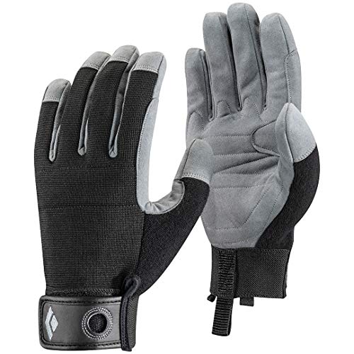 Black Diamond Crag Guantes de Escalada, Unisex Adult, Negro (Black), L