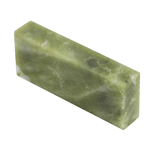 【????? ??????】 Piedra de afilar, Piedra de afilar de Cuchillos de Piedra de afilar afilador de Cuchillos de Cocina Antideslizante Herramientas de Pulido de Pulido(Green Jade 10000 Mesh)