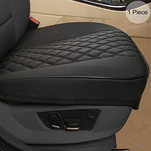 BLACK PANTHER Funda Asiento Coche,Borde de Envoltura Completo,Protector para Funda Asiento Coche Delantero(W 21.26''*D 20.87”)(1 Pieza,Negro)