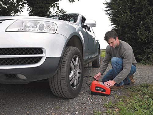 Black+Decker ASI300-QS - Compresor de aire, 160 PSI, 11 bar, Fuente de alimentación: Cable eléctrico, Rojo/Negro Black+Decker ASI300-QS - Compresor de aire, 160 PSI, 11 bar, Fuente de alimentación: Cable eléctrico, Rojo/Negro