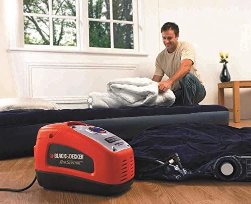 Black+Decker ASI300-QS - Compresor de aire, 160 PSI, 11 bar, Fuente de alimentación: Cable eléctrico, Rojo/Negro Black+Decker ASI300-QS - Compresor de aire, 160 PSI, 11 bar, Fuente de alimentación: Cable eléctrico, Rojo/Negro