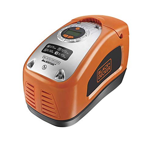 Black+Decker ASI300-QS - Compresor de aire, 160 PSI, 11 bar, Fuente de alimentación: Cable eléctrico, Rojo/Negro Black+Decker ASI300-QS - Compresor de aire, 160 PSI, 11 bar, Fuente de alimentación: Cable eléctrico, Rojo/Negro